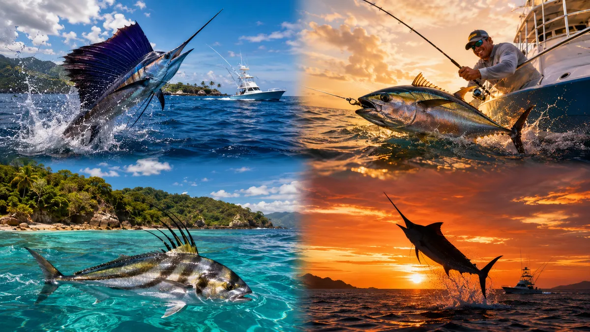 Calendario de pesca en Costa Rica: mejor mes para cada especie (2026)