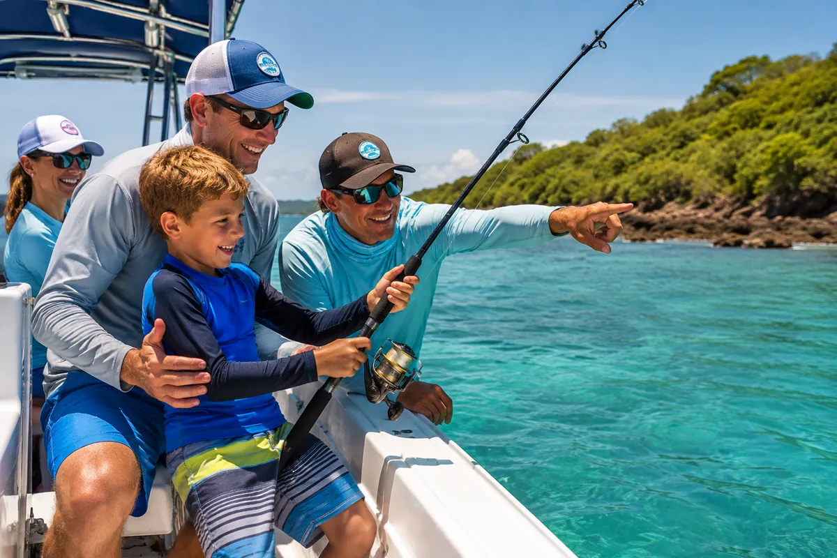 Pesca en familia en Tamarindo: los mejores viajes para niños y pescadores primerizos