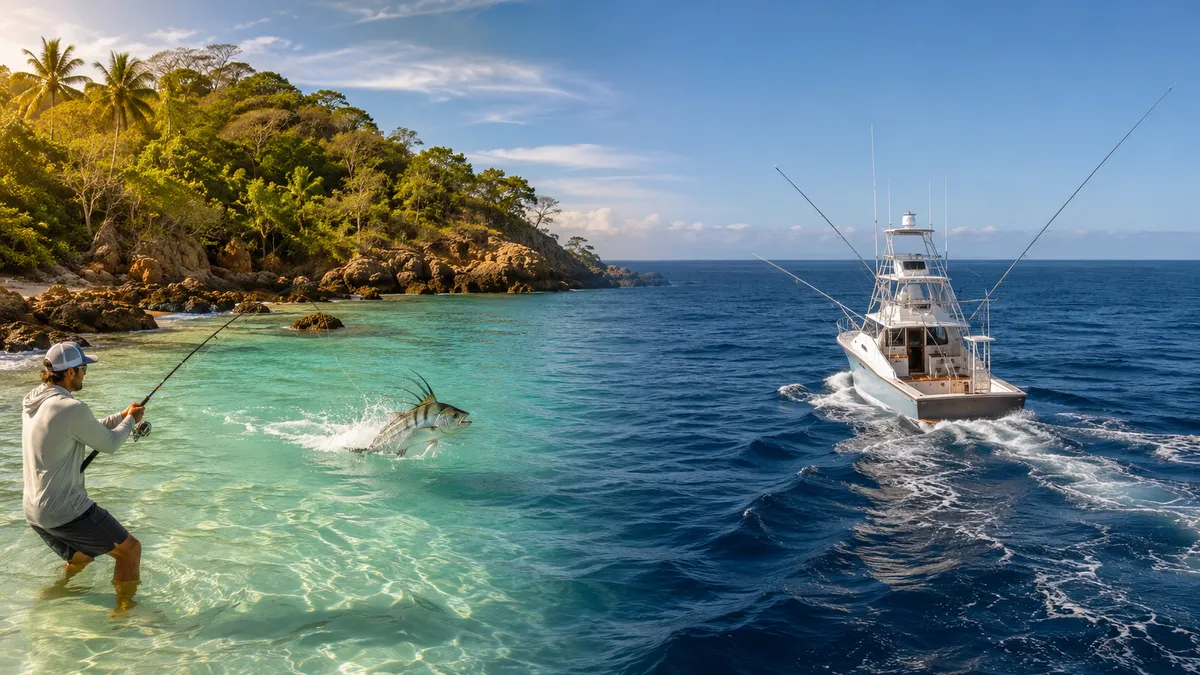 Charter de pesca de medio día o de día completo en Tamarindo: ¿cuál debe reservar?