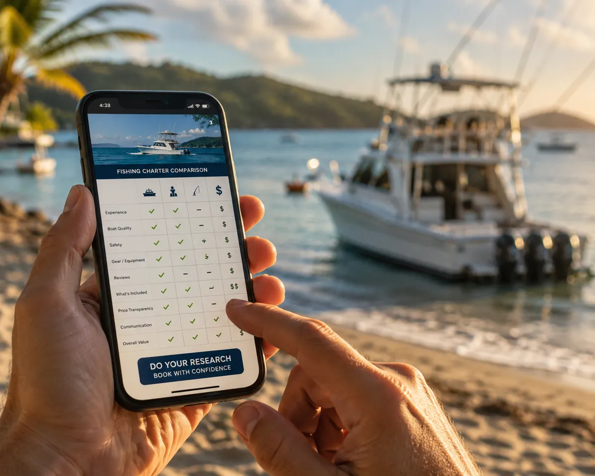 Cómo elegir un charter de pesca en Tamarindo (sin que le den gato por liebre)